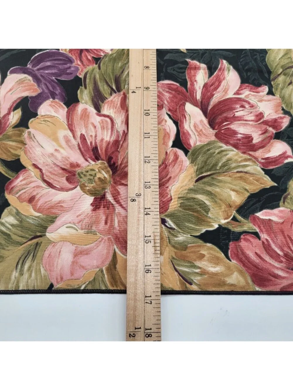 Vintage Floral Print Cloth Table Napkins Fabric Reusable Set Of 6